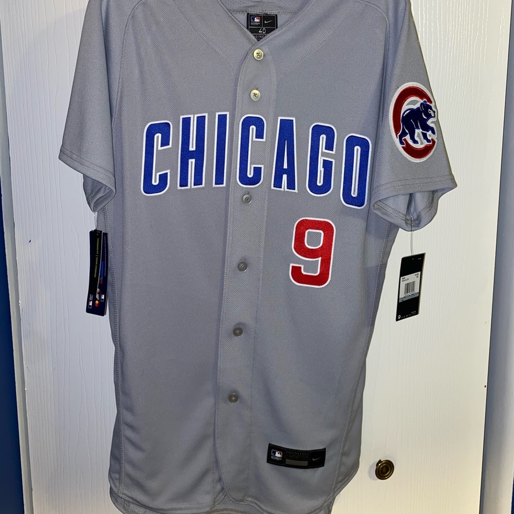 Authentic Javier Baez ChicagoCubs Nike road jersey